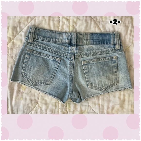 🌠SPECIAL PRICE DROP🌠 The Vintage Standaed-Blue jean low waist short, fro Japan - Picture 2 of 6
